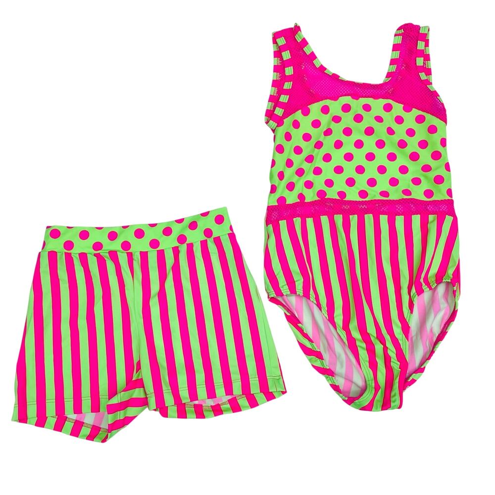 NWT Reflectionz Size 12 Circus Leotard Set